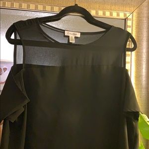 Calvin Klein Cold Shoulder Blouse